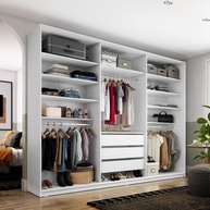 Closet Casal Branco Monreale: Organize com Estilo! - imagem 1