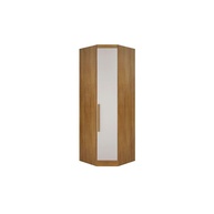 Closet de Canto Oblíquo com Porta Freijo Cumaru Fendi - Novo Horizonte - imagem 1