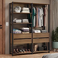 Closet Modulado 140cm Valencia Madesa: Organize Já! - imagem 1