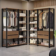Closet Modulado Valencia 358cm: Organize com Estilo! - imagem 1