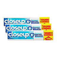 Closeup Dentes + Brancos: Kit 3x130g - imagem 1