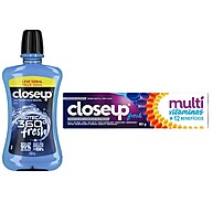 Closeup Ice: Kit Antisséptico + Creme Dental 12 Benefícios - imagem 1