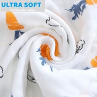Norinori Baby Burp Cloth – Toalhas de Arroto 100% Algodão Orgânico, Pacote com 5 Unidades, Macias e Absorventes - imagem 5