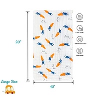 Norinori Baby Burp Cloth – Toalhas de Arroto 100% Algodão Orgânico, Pacote com 5 Unidades, Macias e Absorventes - imagem 4