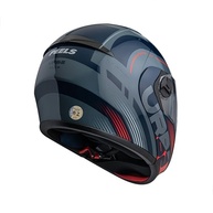 Capacete Articulado Peels U-RB2 Club Cinza Dark/Vermelho com Viseira Solar Interna - Segurança e Estilo para sua Moto - imagem 5