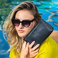 Clutch Annelise Vittal: Elegância em Couro Legítimo - imagem 1
