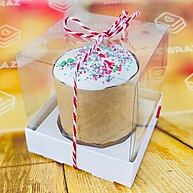 Caixas Brancas para Mini Bolo com Tampa 10x10x10 cm - imagem 2