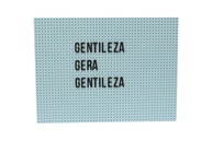 Quadro Letreiro Cor Azul Claro 28x21 cm com 200 Caracteres - Design Exclusivo e Alta Qualidade - imagem 1