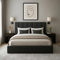 Cabeceira Cama Box Casal 7 Módulos Estofada Modular Moderna 60x20 cm - imagem 2