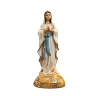 Imagem de Nossa Senhora de Lourdes em Resina - 15 cm | Decoração e Fé Católica - imagem 2