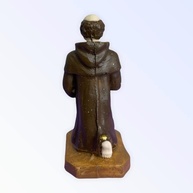 Imagem de São Peregrino em Resina 7 cm - Escultura Católica Detalhada e Resistente - imagem 4