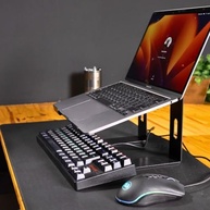 Suporte de Notebook Ibox Ajustável com 12 cm de Elevação - Melhore sua Postura com Estabilidade e Conforto - imagem 3