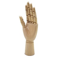 Mão Manequim Articulada de Madeira 30 cm - Esquerda | Decoração Elegante e Funcional - imagem 3