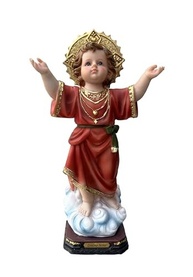 Estátua do Baby Jesus Niño Dios 30,5 cm - Decoração Religiosa Católica para Casa e Capela - imagem 2