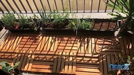 Deck de Madeira Modular 30x30 cm Réguas 4 cm – Estilo e Versatilidade para Ambientes Modernos - imagem 3