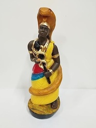 Imagem em Gesso Oxumarê - Orixá da Transformação e Sabedoria | 24 cm - imagem 2