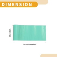 Película de Vinil Turquesa para Carro - 10 x 152 cm - Proteção e Estilo com PVC 5,5 Mil - imagem 5