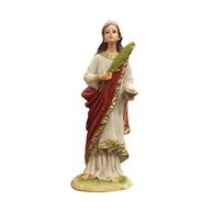 Imagem de Santa Luzia em Resina 15 cm - Escultura Católica com Detalhes Finais - imagem 1