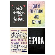 Kit 4 Placas Decorativas com Frases Motivacionais 20x30 cm - Inspire seu Espaço - imagem 2