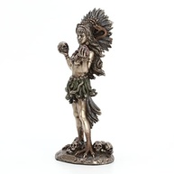 Estátua Coatlicue Asteca em Resina com Acabamento Bronze Antigo - 24cm - imagem 4
