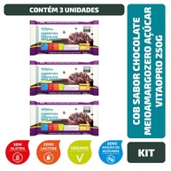 Cobertura Meio Amargo Zero Açúcar Vitaopro 250g: 3 Unidades - imagem 1