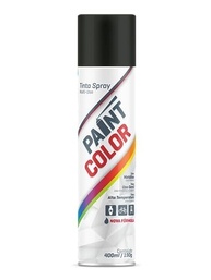 Tinta Preto Fosco 400ml - Alta Cobertura e Durabilidade para Madeira e Metal - imagem 2