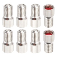 Tampas de Válvula de Pneu em Cobre Niquelado 19mm - Vedação Dupla para Alta Pressão (8 Unidades) - imagem 1