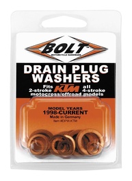 Kit Arruelas de Drenagem Cobre KTM 2/4 Tempos - Vedação Perfeita para sua Offroad - imagem 1