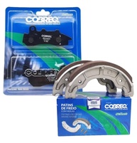 Kit Freio Cobreq Honda CG 160 (2018-2024): Pastilhas Dianteiras Orgânicas + Lonas Traseiras - Segurança Total! - imagem 1
