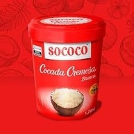 Cocada Cremosa Branca Sococo, Doce de Coco Tradicional, 1,28 kg - imagem 2