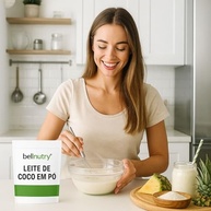 Leite de Coco em Pó BellNutry 500g – Alta Solubilidade, Sabor Intenso de Coco, Sem Aditivos - imagem 3