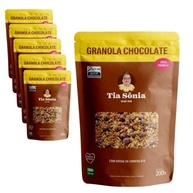 Tia Sônia, Kit 6 Granola Gotas de Chocolate Coco Cereais 200g Tia Sônia - imagem 1