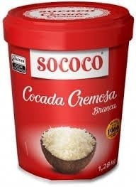 Cocada Cremosa Branca Sococo, Doce de Coco Tradicional, 1,28 kg - imagem 3