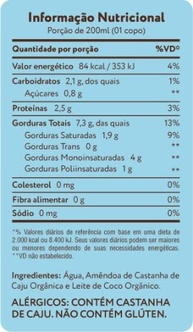 Kit 2X: Leite Vegetal Caju + Coco A Tal da Castanha 1L - imagem 3