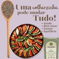 CoCook Kit Presente Especiaria Tempero 100% Natural Chimichurri Sabor Andes, Tempero Beringela Sabor Turquia, Tempero Za'atar Sabor Síria e 4 Porta Guardanapos Flor de Cerejeira - imagem 3
