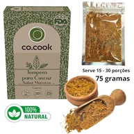 CoCook Tempero 100% Natural Cuscuz Sabor Marrocos 75g, Harmoniza com carnes e legumes, Zero Glúten, Zero Lactose, Zero Conservantes, Zero Corantes, Zero Sódio - Rende até 30 porções - imagem 3
