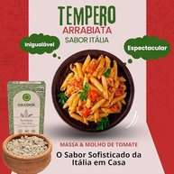 CoCook Tempero 100% Natural Arrabiata Sabor Itália 75g Ideal para Massas, Molho de Tomate, Zero Glúten, Zero Lactose, Zero Conservantes, Zero Corantes, Zero Sódio - Rende até 30 porções - imagem 4