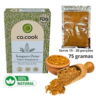 CoCook Tempero Asiático 100% Natural Peixe e Frutos do Mar, Ostras, Polvo, Lula, Caranguejo, Casquinha Siri, Sabor Bangladesh 75g Sem Sódio, Zero Glúten, Zero Lactose, Zero Conservantes, Zero Corantes - Rende até 30 porções - imagem 4