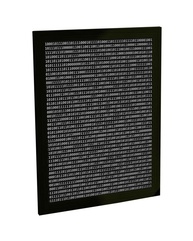 Quadro Decorativo A4 Programador - Código Binário e Design Tech para Ambientes Modernos - imagem 1