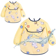 Babador Manga Longa BLW Impermeável Coelhinho - Proteção Dupla para Baby-Led Weaning - imagem 4