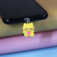 Protetor de Porta USB Fofo: Gatinho e Coelhinho 🐰🐱 - imagem 4