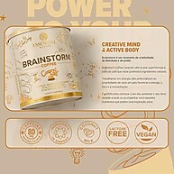 Brainstorm Coffee Caramel Latte 274g: Energia e Sabor Essencial - imagem 3