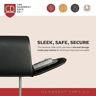 Cofre Discreto para Encosto de Cabeça Vulcan - Segurança Oculta para Seus Pertences - imagem 4