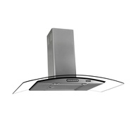 Coifa de Cozinha Inox 75cm: Vidro Curvo e LED - imagem 1
