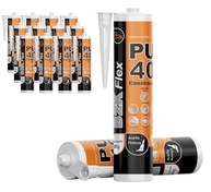 Kit 12x Selante Cola Adesivo Poliuretano PU 40 Construção 380g Cinza - Alta Performance - imagem 2