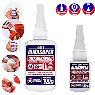 Cola Almasuper Ultrarrápido: Adesivo Forte e Rápido - imagem 1