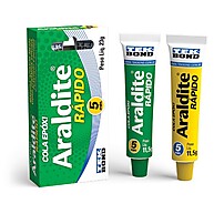 Cola Epóxi Araldite Rápido 5 Minutos 23g – Reparos em 5 Min - imagem 1