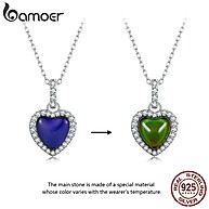 Colar Bamoer 925: Emoção que Muda de Cor! - imagem 1