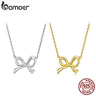 Colar Bamoer Prata 925: Elegância em Laços - imagem 1