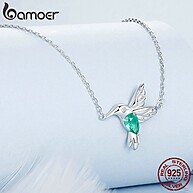 Colar Beija-Flor Bamoer 925: Elegância Delicada - imagem 1